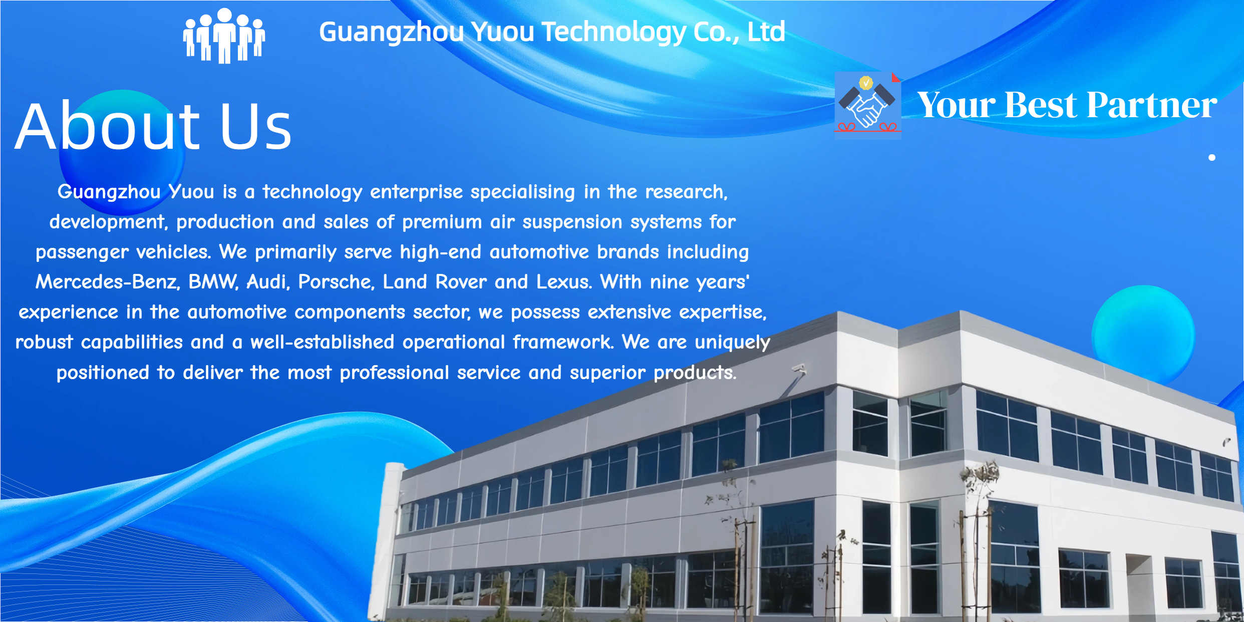 Auto Spare Parts  for Land Rover L405 Front Left Air Suspension Shock Absorbers LR072460 ﻿