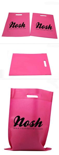 Promotional Environmentally mini non-woven bag 32*24cm Non-woven logo customized