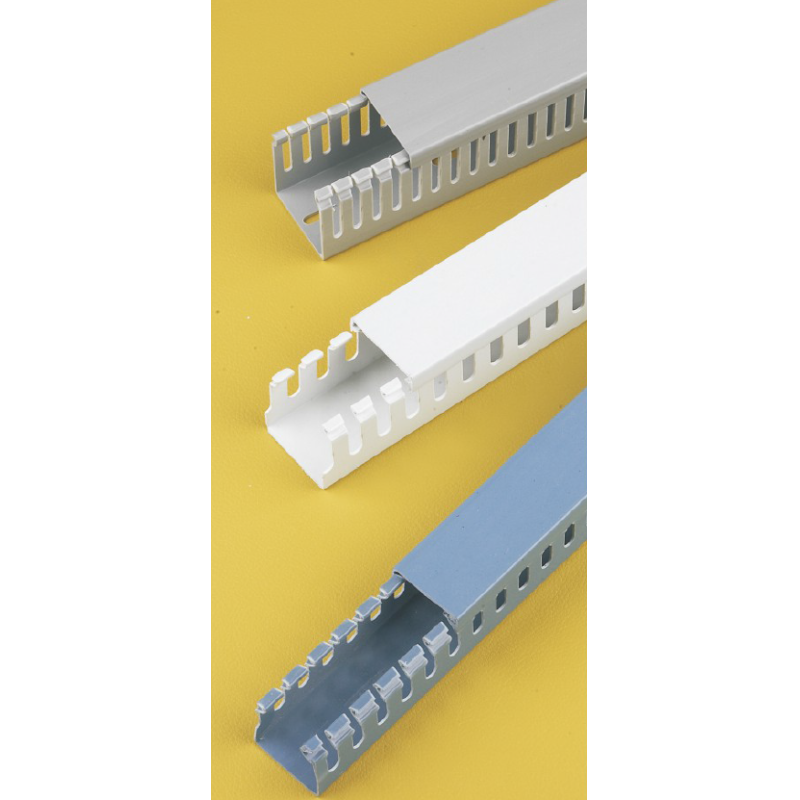 Wiring Duct Wire Duct Wiring Pipe PVC Electrical CE ROHS Cable Tray PZC Cable Trunking With Grey/ White/Blue 10x20mm