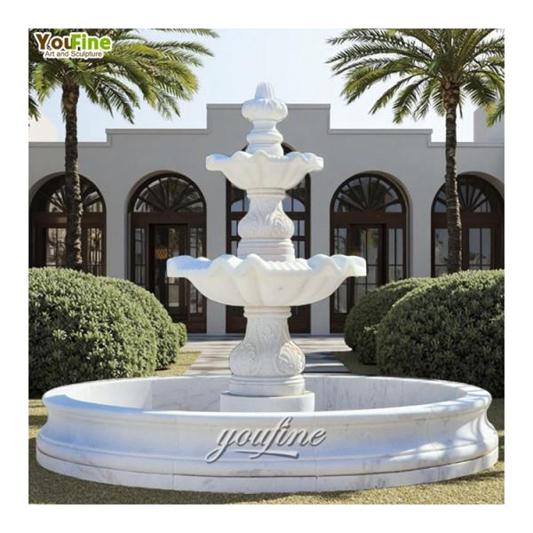 Modern Architectural Decor Simple Marble Dubai Fountain