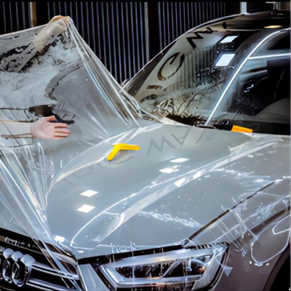 Heat Repair Gloss Anti Scratch Strong Glue Film Clear Nano Paint Protection Film Non Yellowing Self Healing