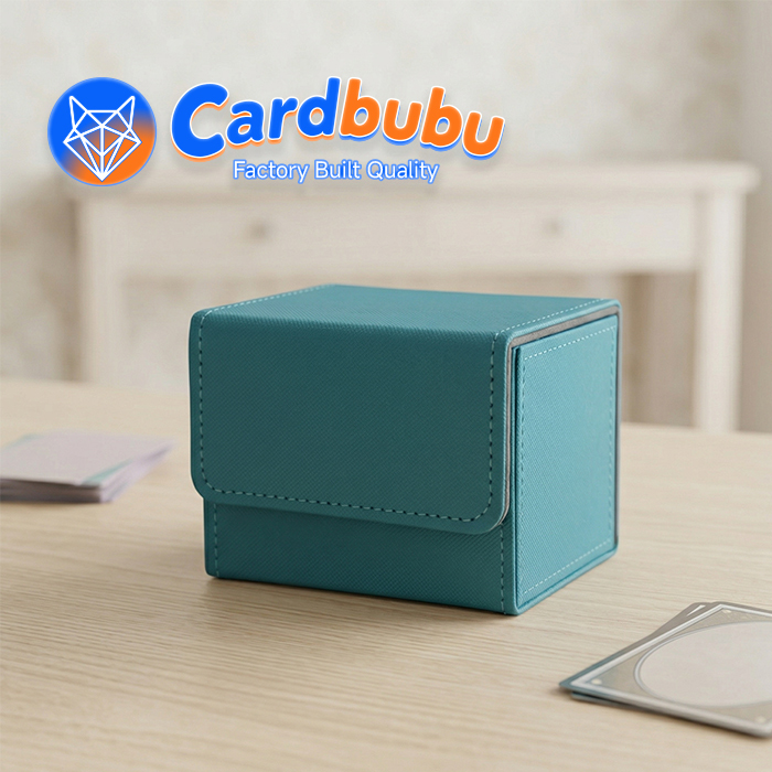 Horizontal Magnetic Closure Leather Deck Box Party Cooperative TCG Playing Card