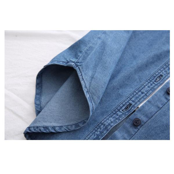 Gracell Tencel Denim Shirt Fabric 7 Oz Combed Cotton Yarn