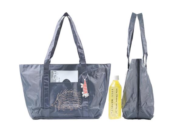 Dark Grey Canvas Tote Bags 420D Polyester Fabri Convenient Single Shoulder Bag