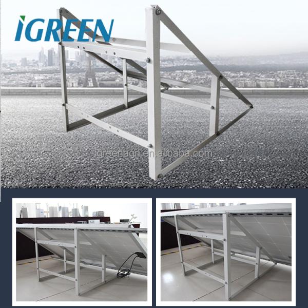 IGREEN Hot-dip Galvanized Steel Bracket For Solar Panel Mounting Structure With 120-Year Warranty Gray