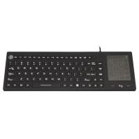 Clavier hospitalier médical lavable IP68 avec pavé tactile 2 en 1 et pavé numérique