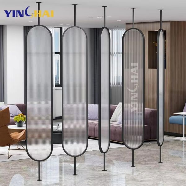 Salon Separator Stainless Steel Room Partition For 4 Fans And Soundproof