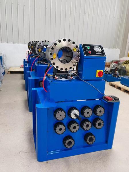 300 do Swager hidráulico da mangueira de Ton Portable Hydraulic Hose Crimper 6-38mm dados de alta pressão da mudança rapidamente