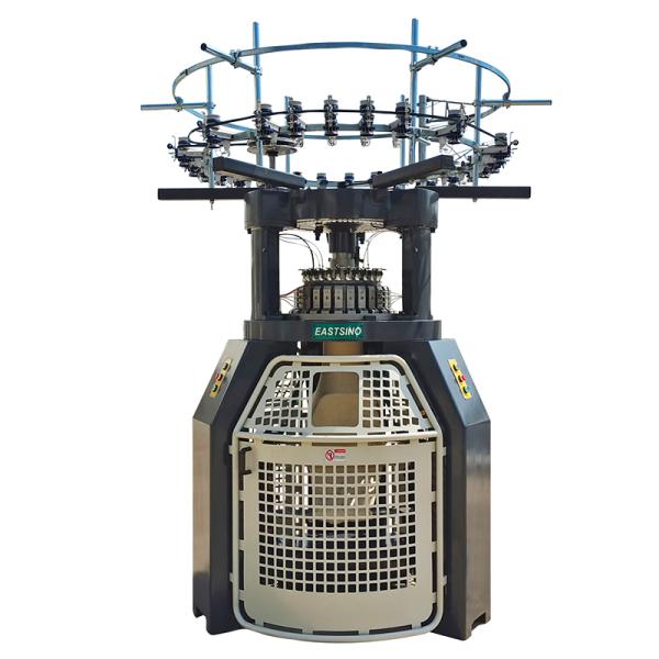 Small Double Jersey Circular Knitting Machine Knit French Double Pique Fancy Pique Design