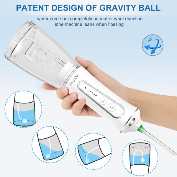 Ipx7 Water Flosser Cordless Teeth Cleaner Waterproof