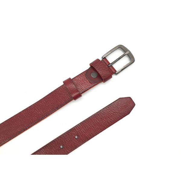 High Strength Genuine Leather Waist Dress Belt For Girls Pants / Women Skinny Belt
