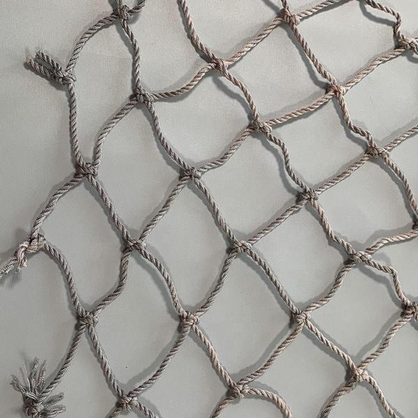 Nylon mesh balcony construction safety net for playground fence helideck