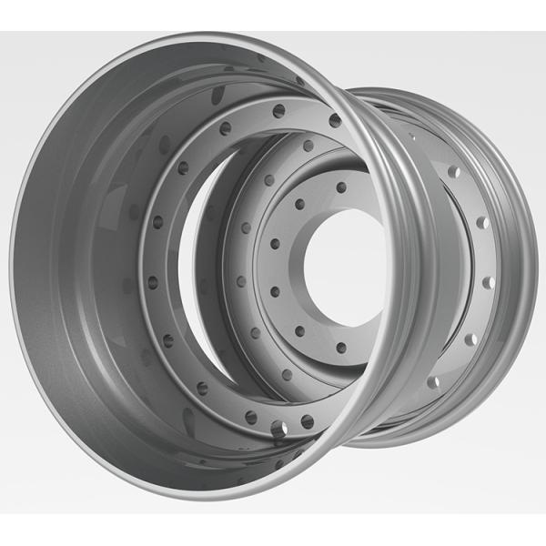 оправа колеса 20 x 11 военного транспортного средства выковала сплав колеса тележки бронированного транспортного средства 2 частей для армии