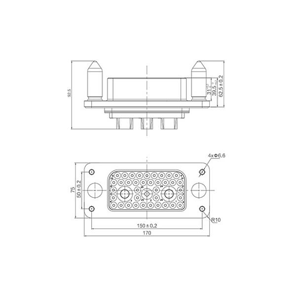 10000 Mechanical Life Battery Swapping System Connector For EV HEV Ebike Electrical Motorcyle