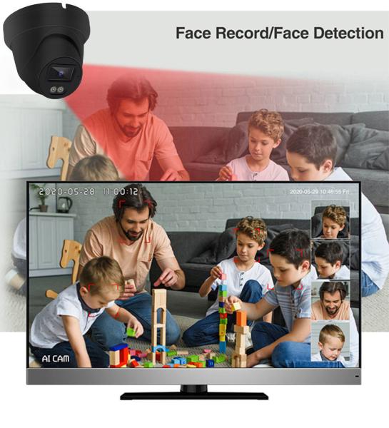 Prix d'usine Smart Home CCTV 4K 8MP POE NVR 8 Channel Kit Réseau de sécurité Système de surveillance par caméra