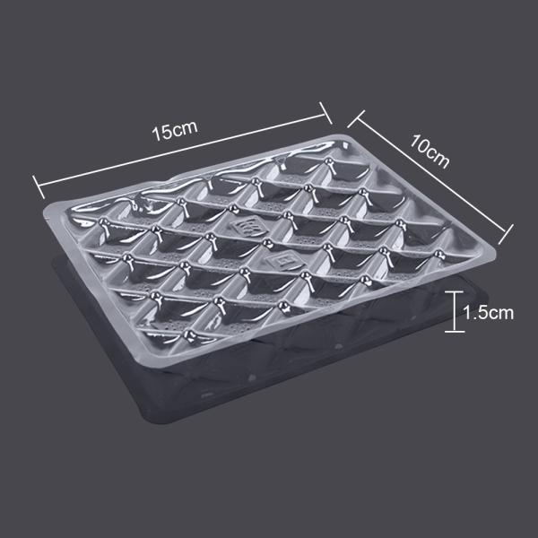 Упаковка подноса еды пластмассы квадрата 15*10*1.5cm