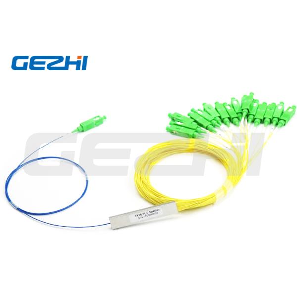 60x12x4mm PLC Fiber Optic Splitter G657A2 1x16 Optical Fiber Splitter