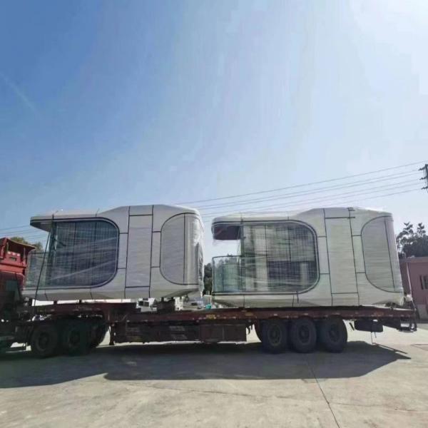 Modular Home Space Capsule Design Prefab Hotel Cabin with Steel Frame and Sandwich Panel