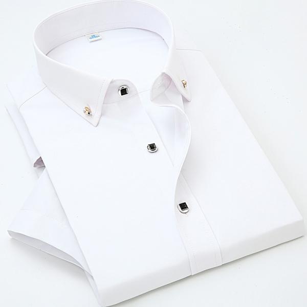 GALLERY White Long Sleeve Business Unisex Camisas Oversize Formal Shirts For Men's Polo Shirt clothes