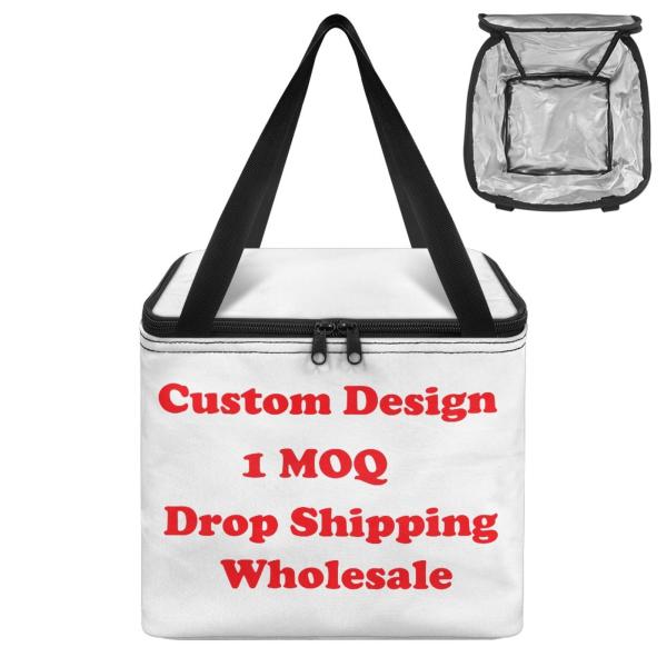 Thermal Cooler Insulated Bag, Shopping Cooler Bag Fabrics Print On Demand Custom Dirty Clothes Basket Large Laundry Basket Durable Dirty Clothes Storage Laundry Bin