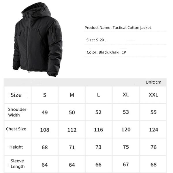 Tactical Waterproof CP Camouflage Jacket Cold Resistance Military Tactical Jacket