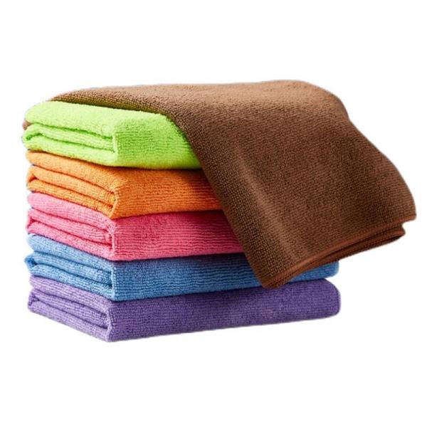 Chiffon de nettoyage en microfibre sans peluche personnalisé 12x12 pouces 143-383gsm