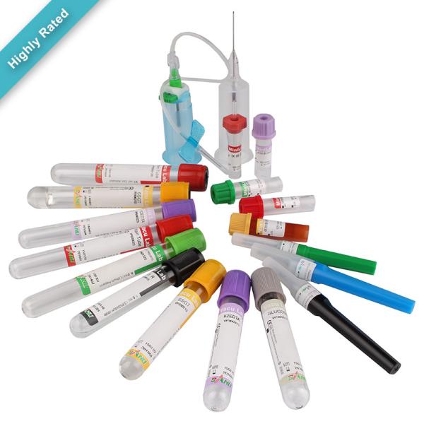 CE ISO Vacuum Blood Collection Tube with EDTA. K2/EDTA. K3  1ml-5ml PET Glass