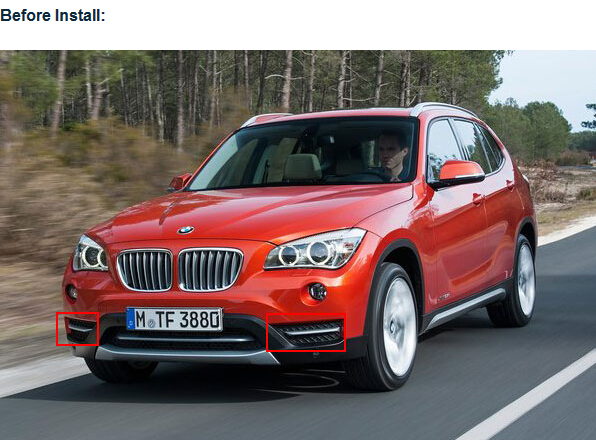 BMW X1 DRL autobody LED Daytime driving Lights aftermarket for sale