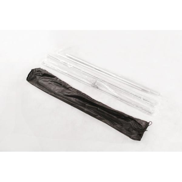 Custom Graphic Banner Stand Trade Show L Banner Display Aluminum Round Frame