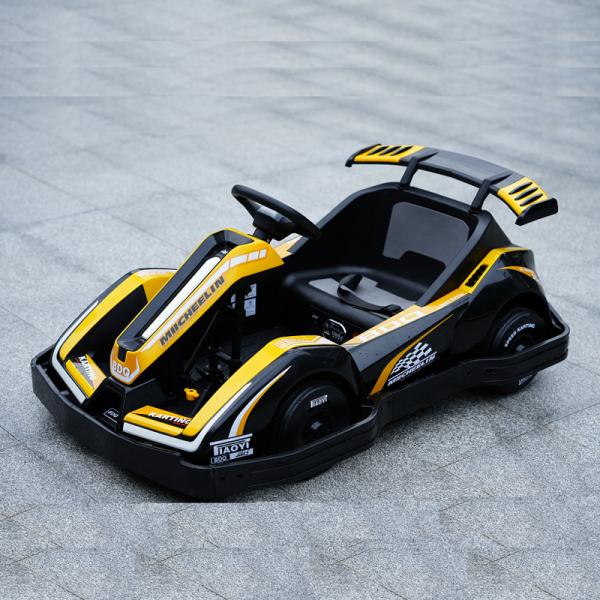 G.W. N.W 19kg/16kgs Kids Outdoor Electric Go Kart Car 12V Battery Power and 4 Wheels
