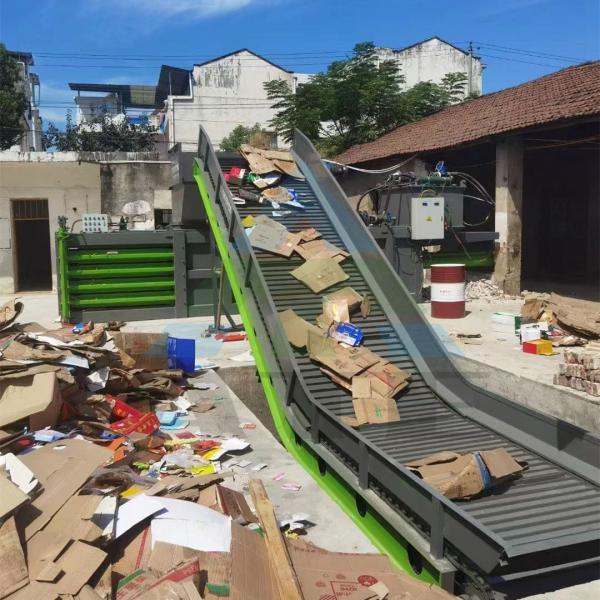 Automatic Hydraulic Waste Paper Baler Machine 60T-200T