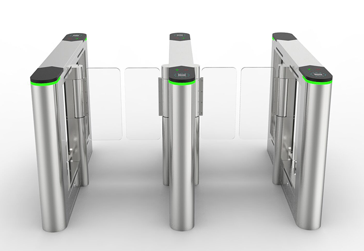 Stainless Steel Revolving Turnstile Access Control Anti Pinch For Gate Access Management