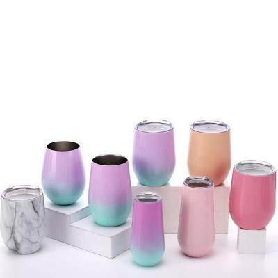 12oz Double Walled Stainless Steel Wine Tumbler Custom For Girl