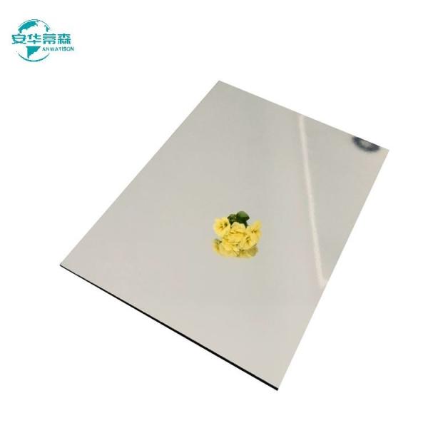 Revestimento de parede interior exterior ACP Painel de espelho de alumínio composto 1220mm Revestimento PVDF