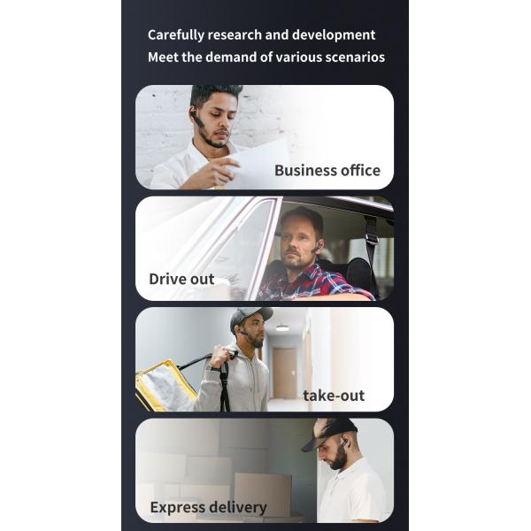 Smart Wireless Mono Earbuds Bluetooth 5.0 Sports Game Bt Speaker Business Headset