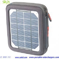 Portable Lithium-ion Battery 5W Solar Charger Outdoor Power Pack USB Battery