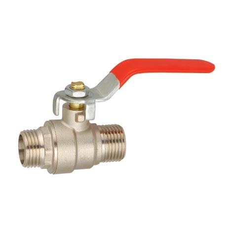 long handle brass ball valve male+male