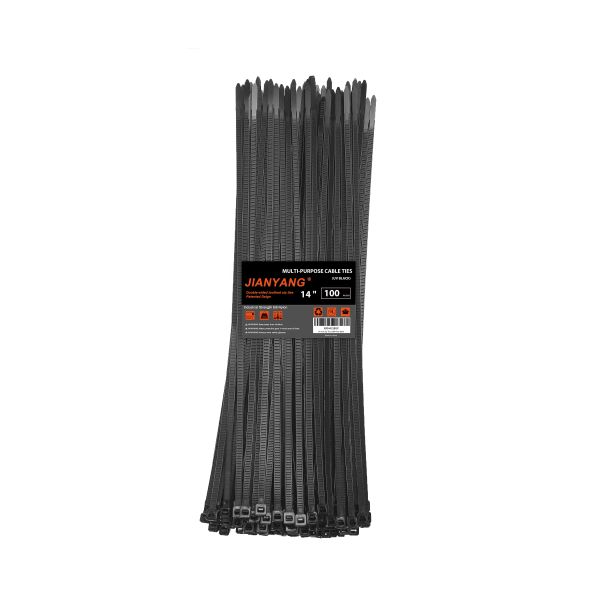 2.5*100mm Nylon Cable Tie Multi Color Custom Plastic Self Locking Cable Ties