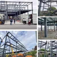Edificio comercial ligero de acero galvanizado en caliente