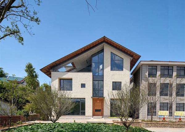Casas de campo disponíveis de poupança de energia da construção de aço da casa da casa pré-fabricada