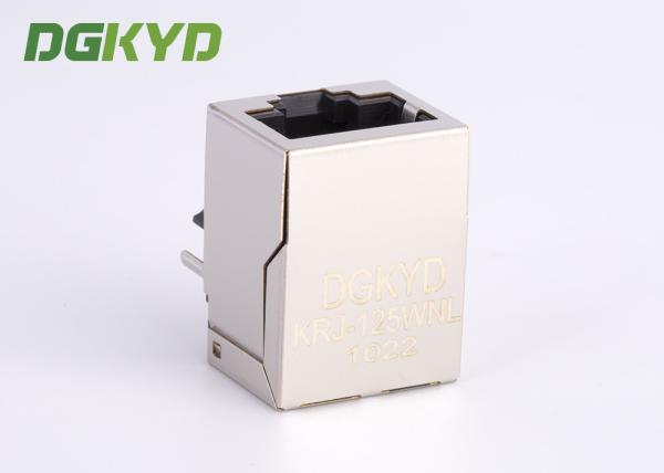 Single Port 10 / 100 base RJ45 with transformer integrated connector module