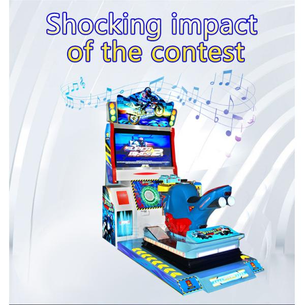 Full Motion Street Motorcycle Arcade Car Racing Game Machine Coin Operated