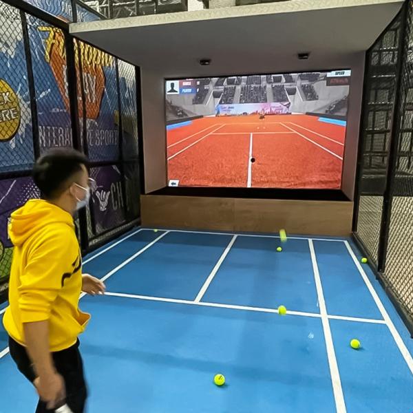 Indoor Ar Tennis Simulator Game Ar Esportes Somatosensorial Fitness Tennis Jogo