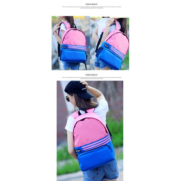 College Wind Canvas Backpack Female Bag Of The Girl Of Primary High School Student Backpack Computer Bag