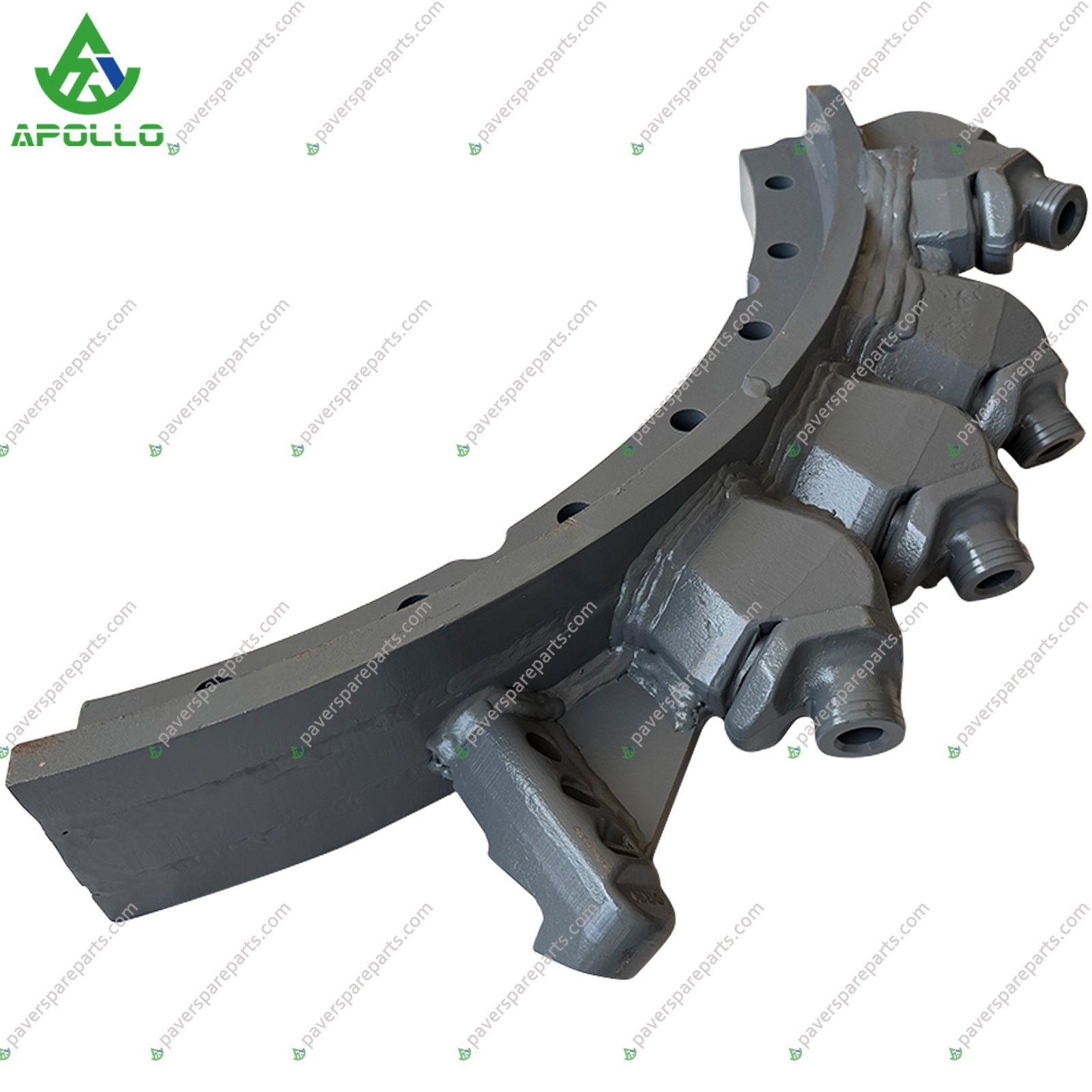 APOLLO Right Quarter Milling Drum Section 2158170 with 11-D22 Tool Holder WR240i Milling Drum Segment for Road Milling Machine
