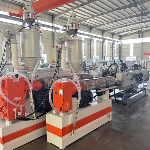 HDPE PP гофрированная канализационная линия, одношрубная пластиковая экструдерная машина