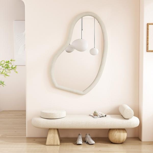 Custom Standing Arched Floor Mirror Full Length 78x108cm