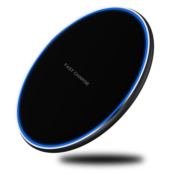 Ultra Slim QI Certified Fast Charging  Wireless Charger 10W/7.5W/5W BSCI Audited Supplier