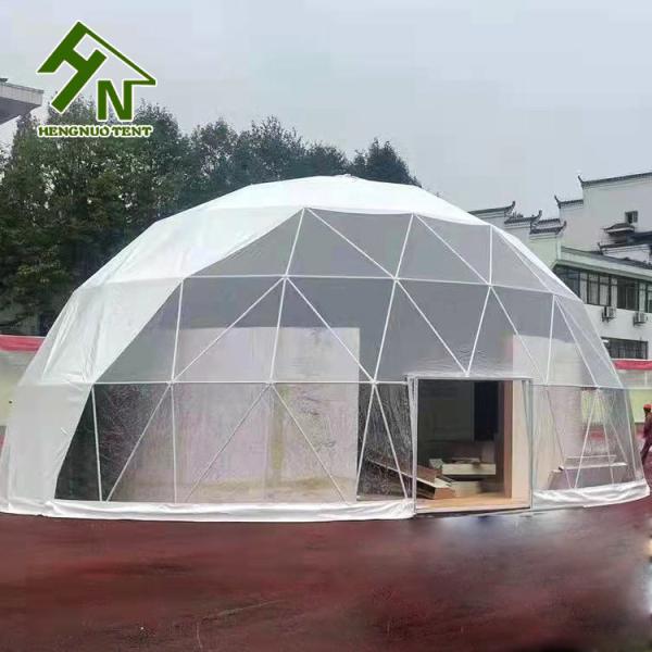 Double Leaves Glass Door Big Geo Dome Tent For Event Igloo Dome Tent