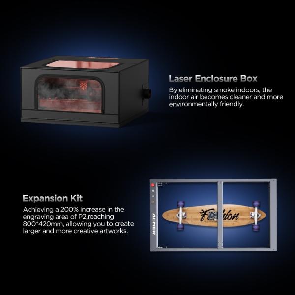 20W High Speed Laser Engraver Acrylic Wood Desktop Laser Cutter And Engraver